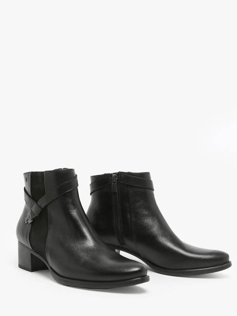 Enkellaarsjes Alegria Uit Leder Dorking Zwart theme D7232 ander zicht 2